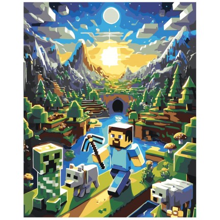 Pieškite pagal skaičius EVEE-art-0666