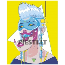 Pieškite pagal skaičius FU57