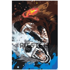 Pieškite pagal skaičius FU92