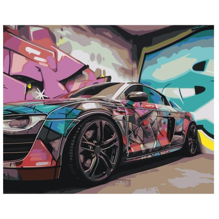 Pieškite pagal skaičius EVEE-audi-0004