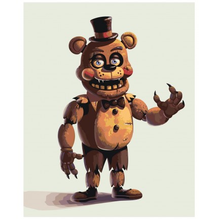 Pieškite pagal skaičius EVEE-fnaf-0020