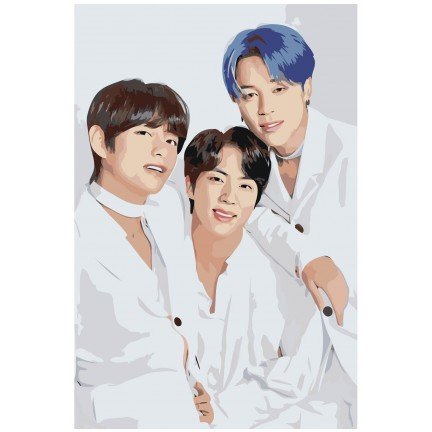 Pieškite pagal skaičius K-POP6 Pieškite pagal skaičius K-POP6