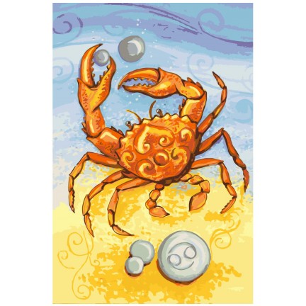 Pieškite pagal skaičius KTMK-CancerSighn02 Pieškite pagal skaičius KTMK-CancerSighn02